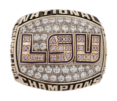 2003 LSU Tigers NCAA Football National Championship Ring